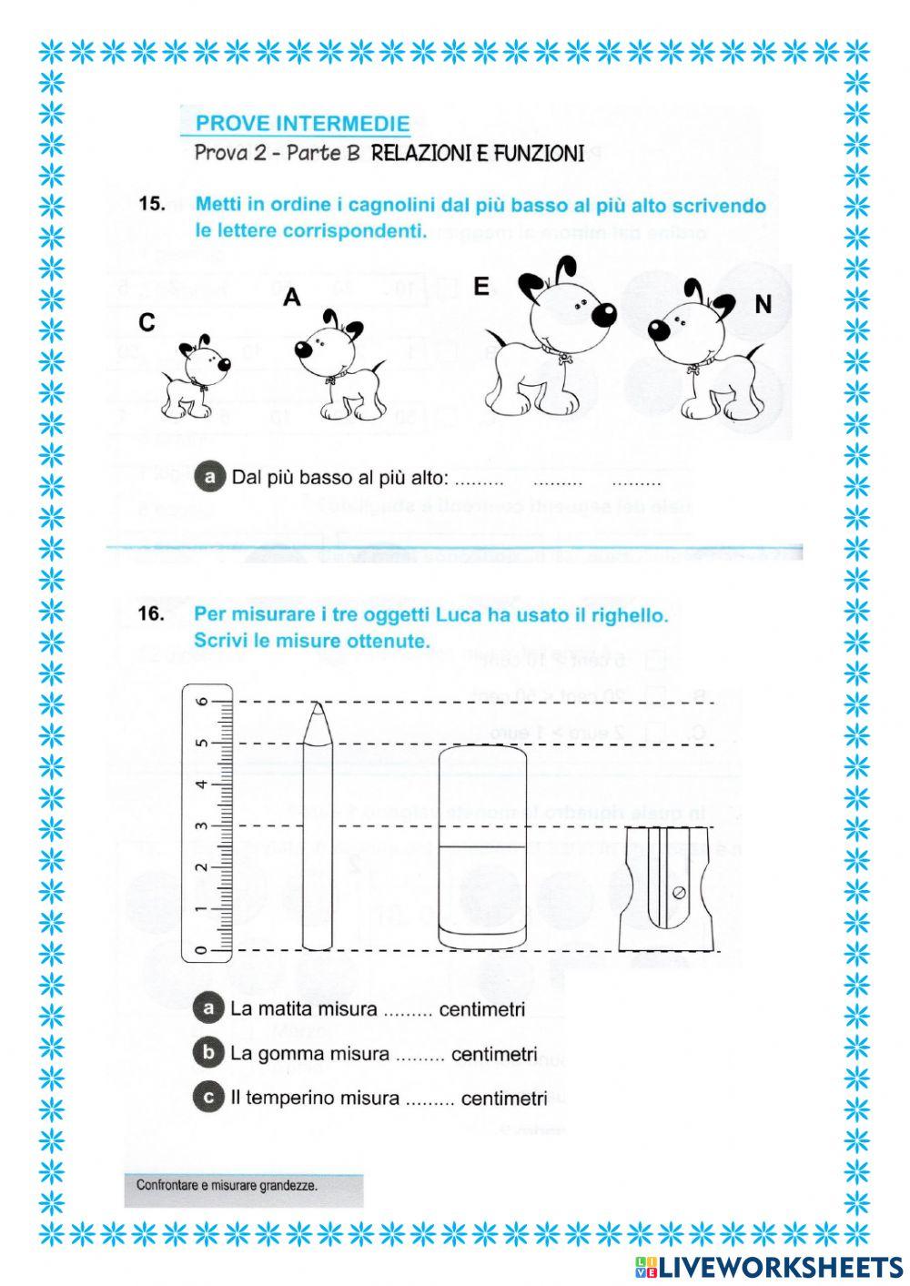 Invalsi Prova B Intermedia
