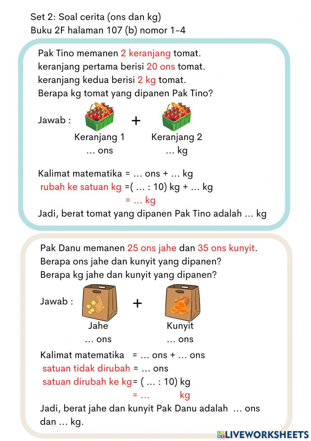 Pendalaman Satuan Berat