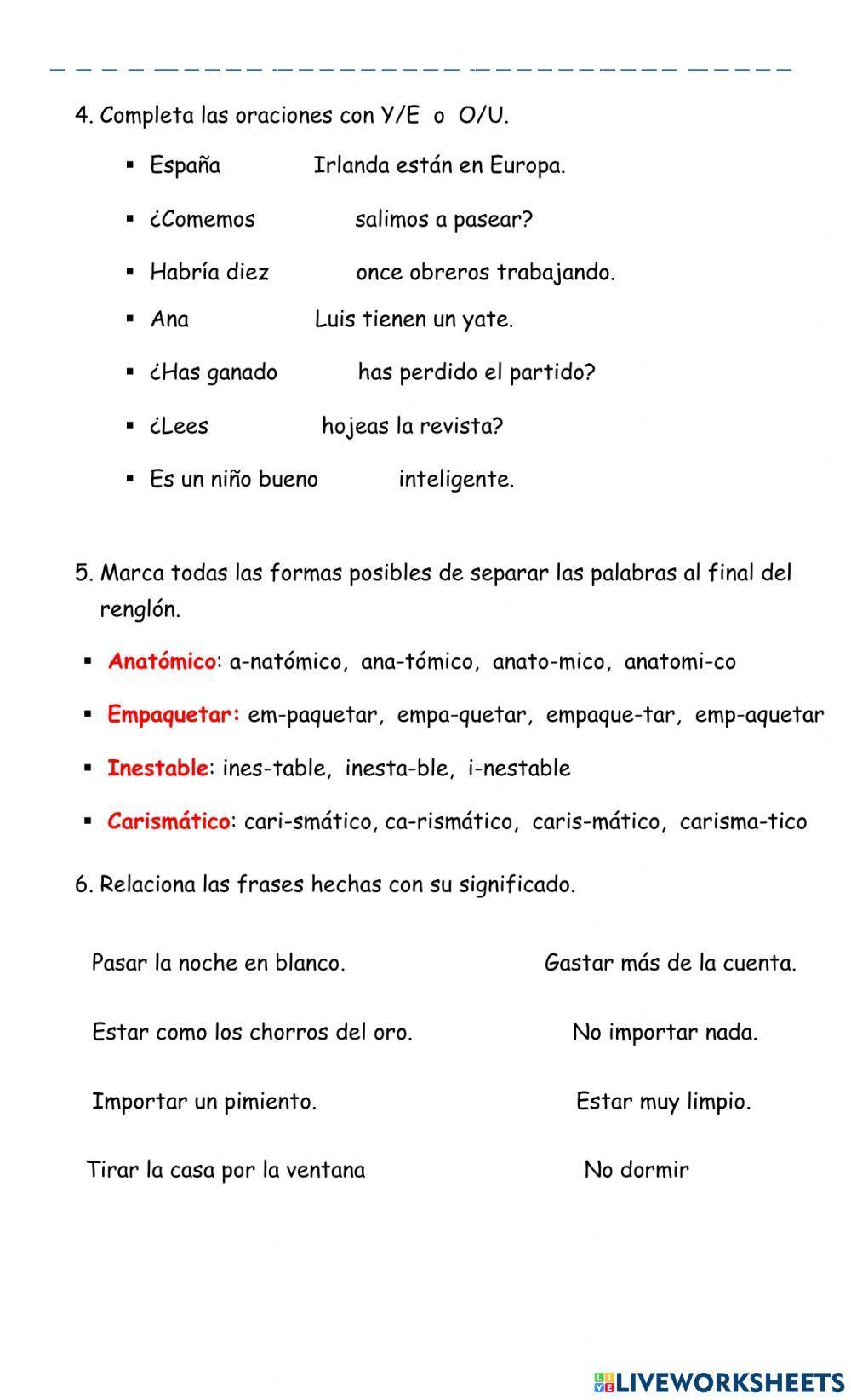 Repaso gramjática 2º trimestre