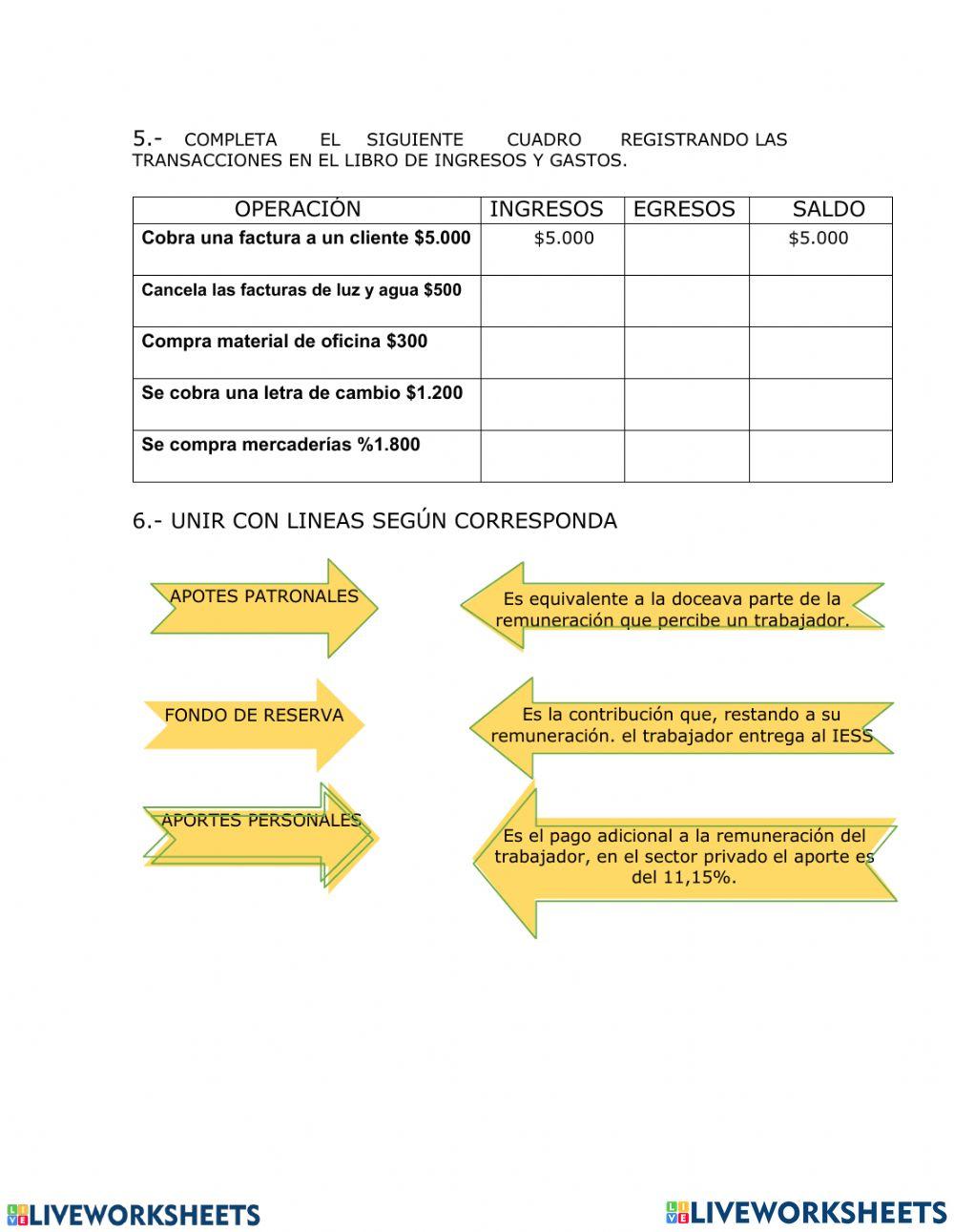 Evaluación 2do. quimestre