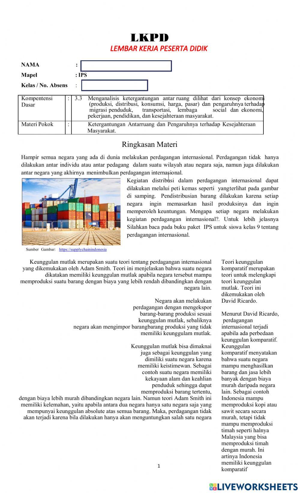 Perdangan Internasional