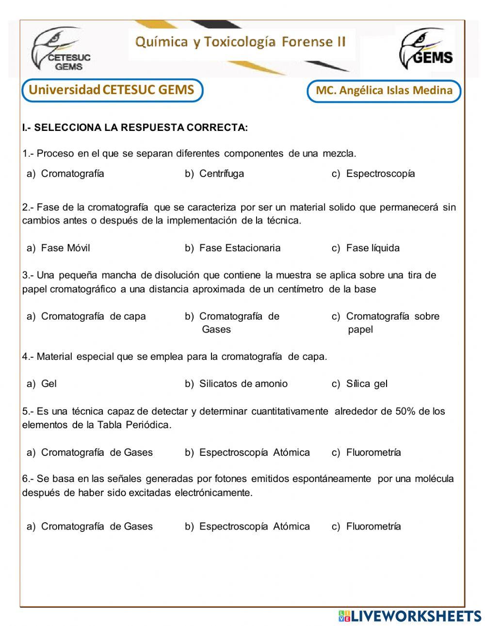 Cromatografia-espectroscopia