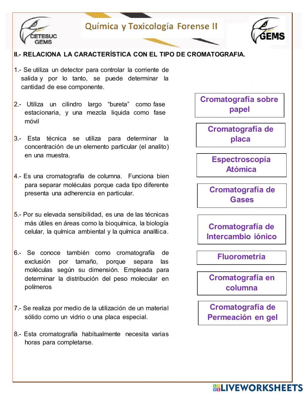 Cromatografia-espectroscopia