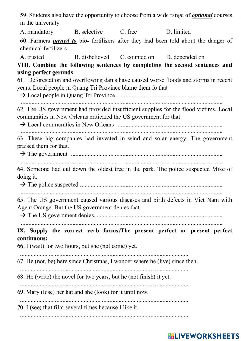 Revision for the mid-second term test-grade 11 (n05)