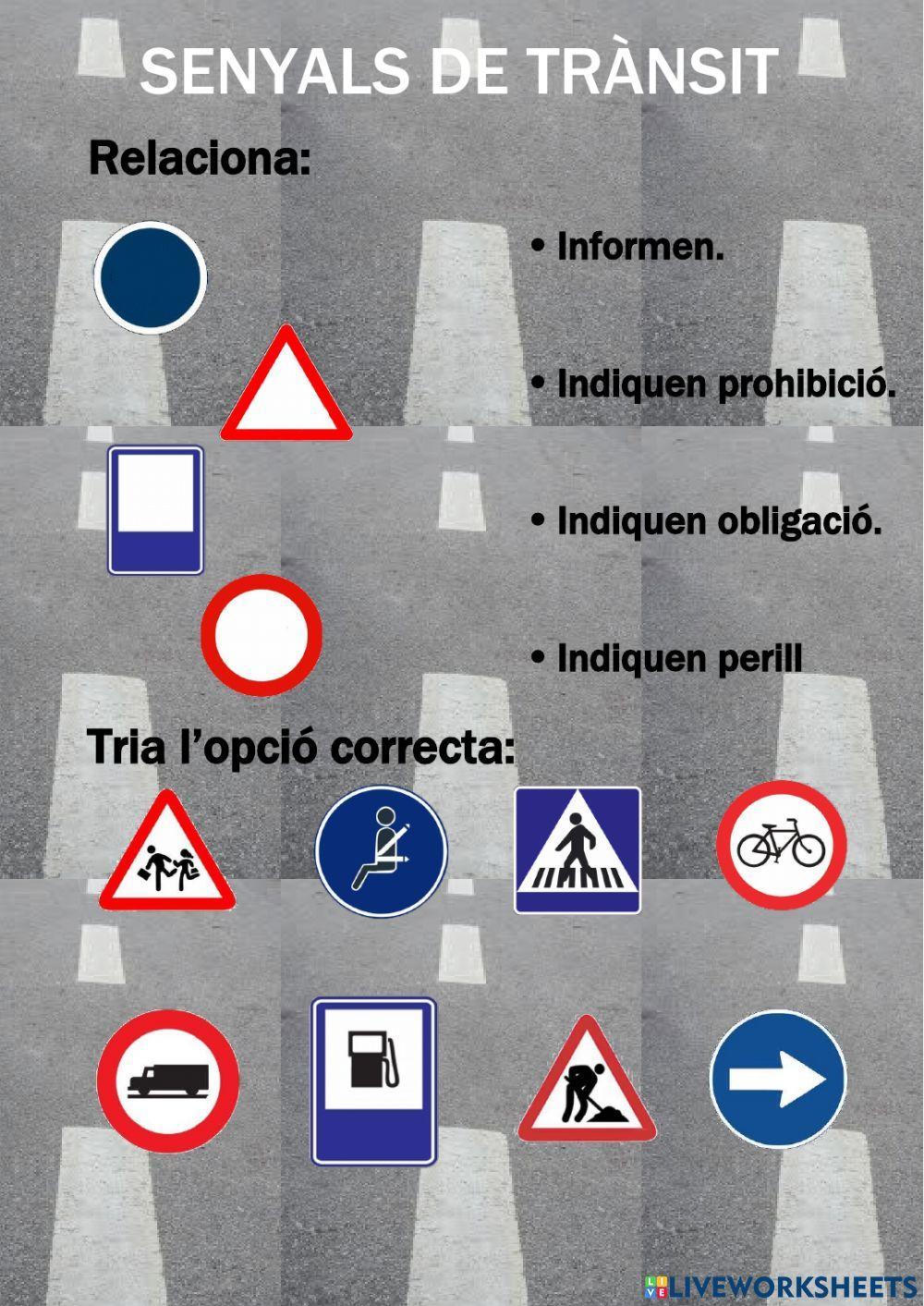 Els senyals de trànsit