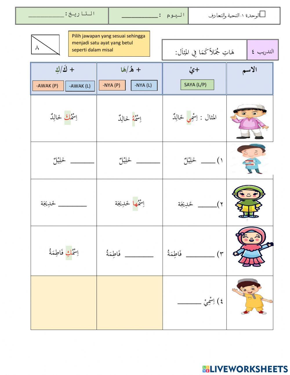 الوحدة 1-التحية والتعارف
