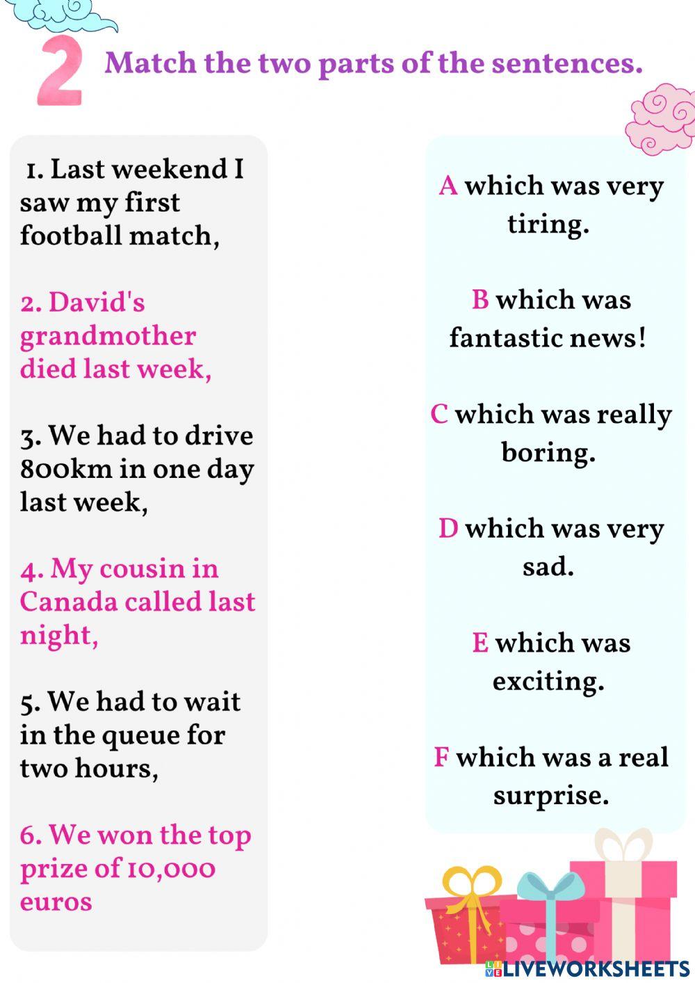 Relative clauses