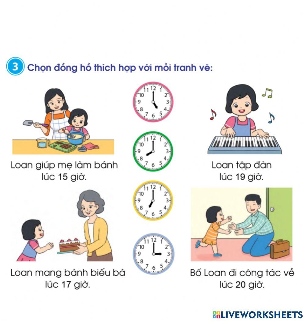 Ngày - giờ (Bài 3)