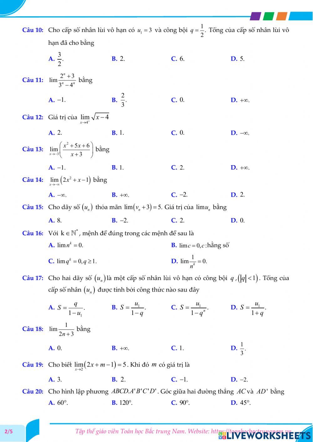 Toán 11-Kiểm tra GK2-THPT Bình Dương, Bình Định-2021