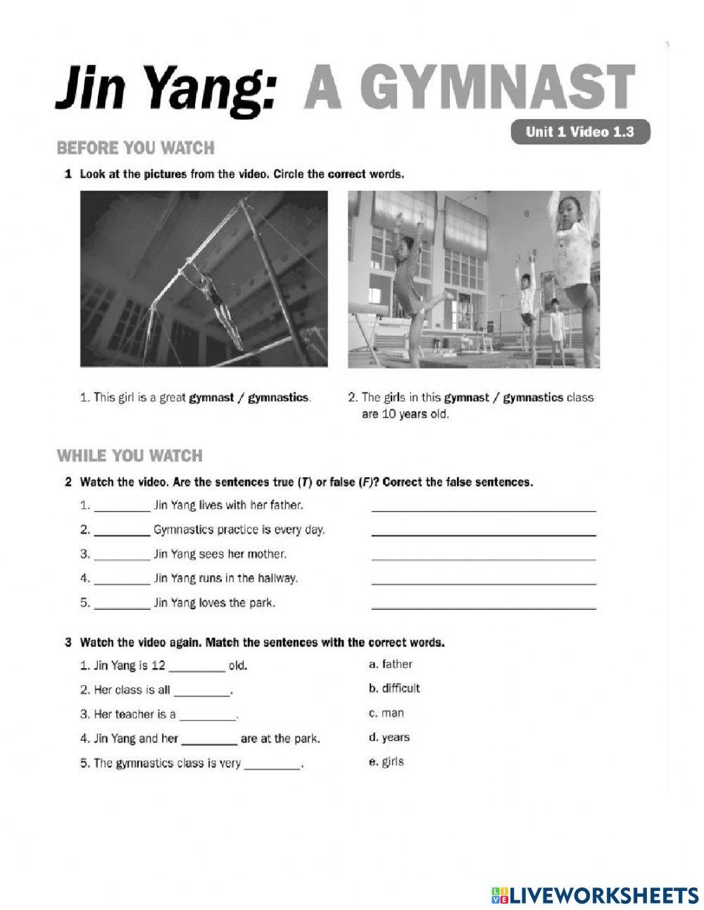 teens 1 video activity