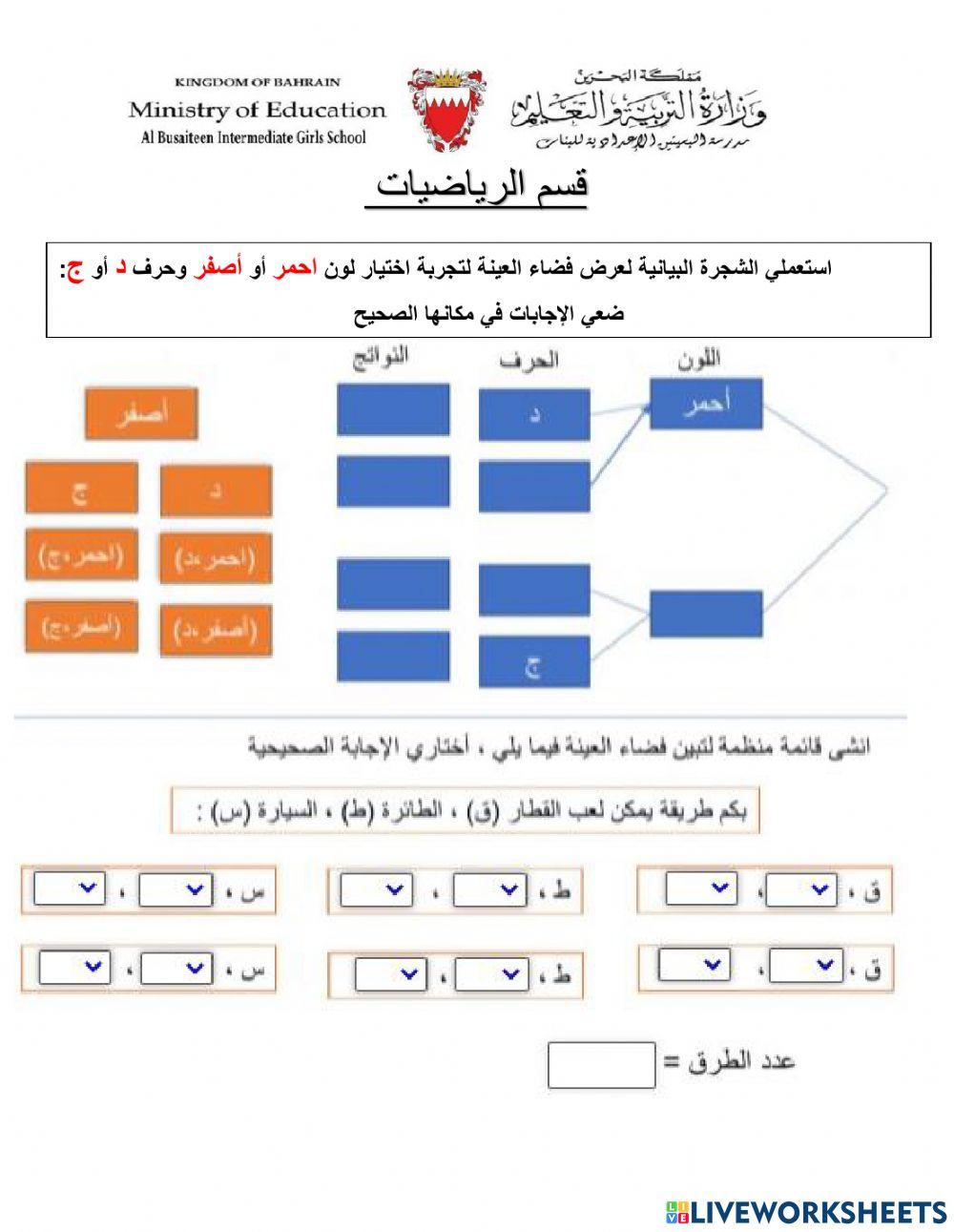 فضاء العينة