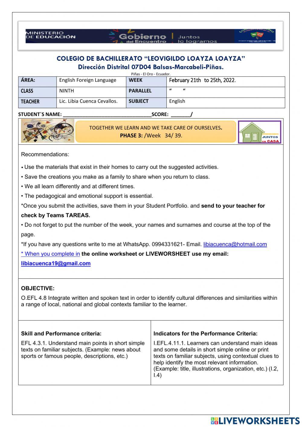 Present simple and present continuous