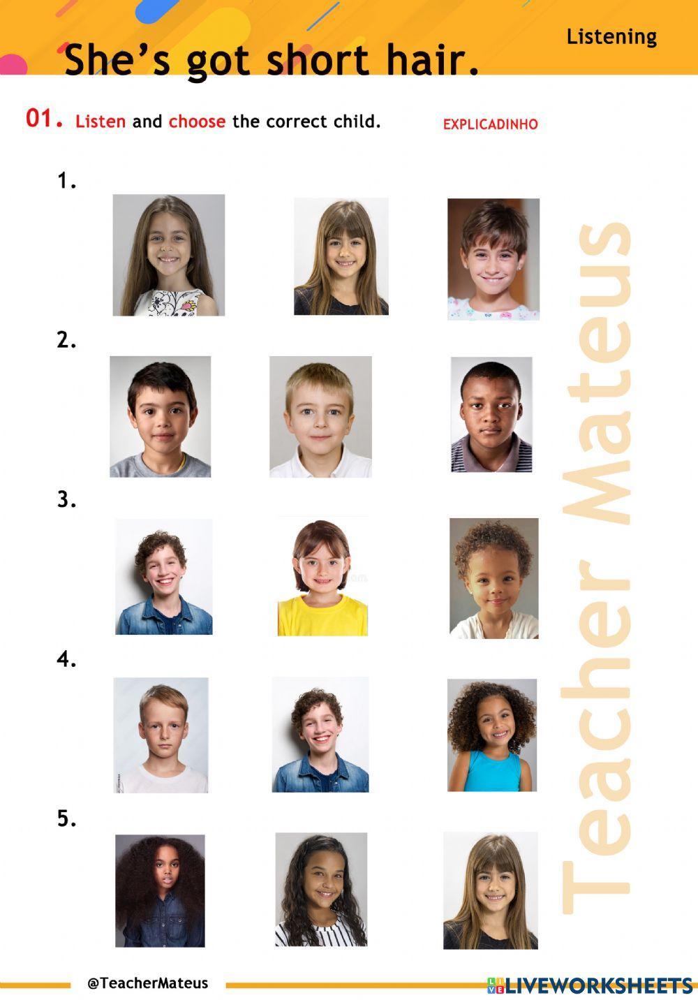 FF 1 - Unit 10 - She's got short hair - Listening