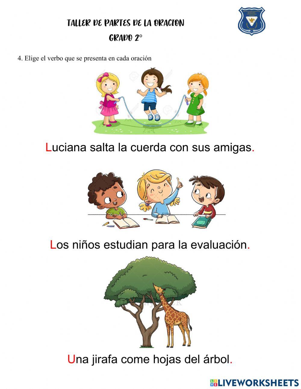 Partes de la oración