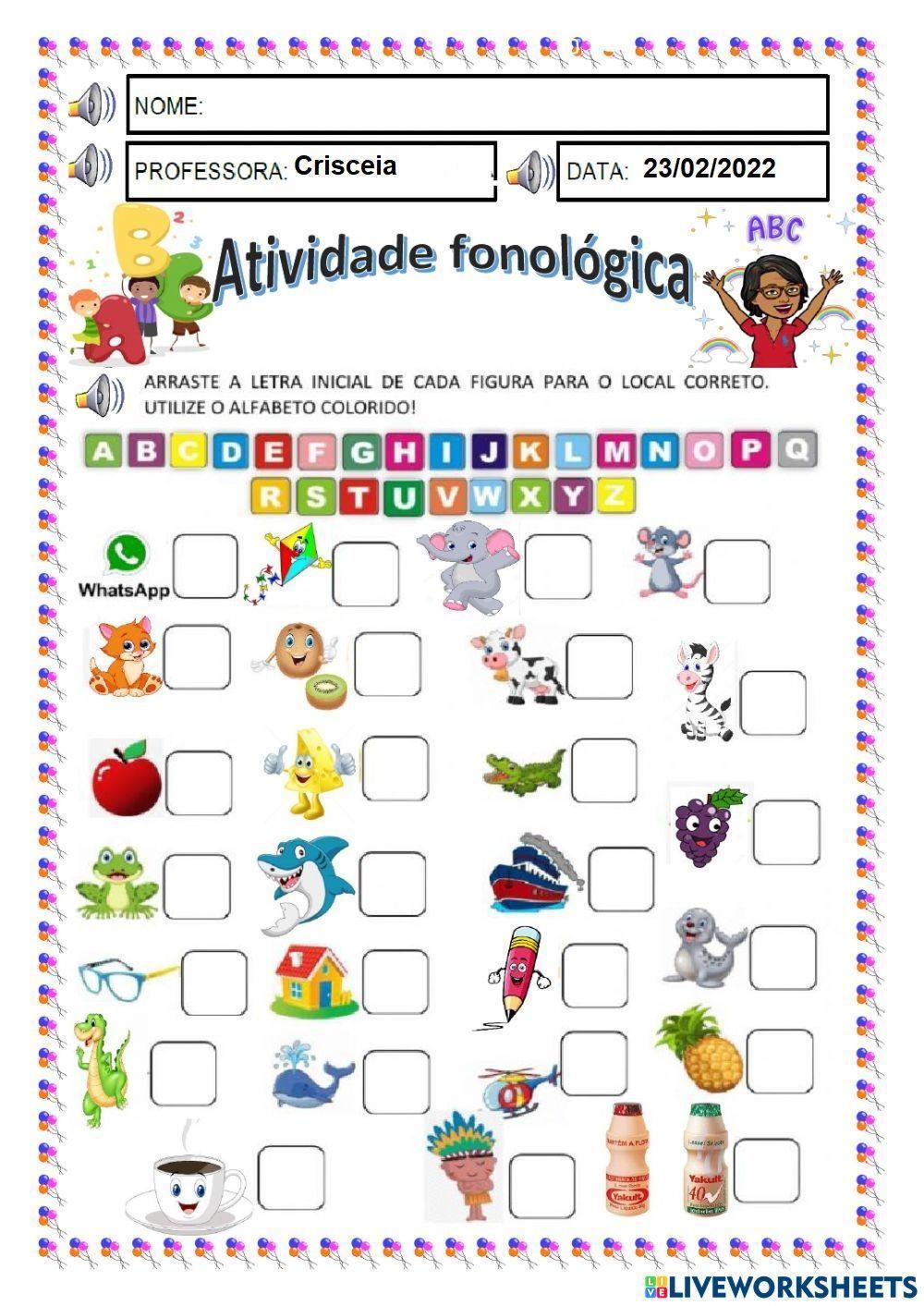 Consciência Fonológica