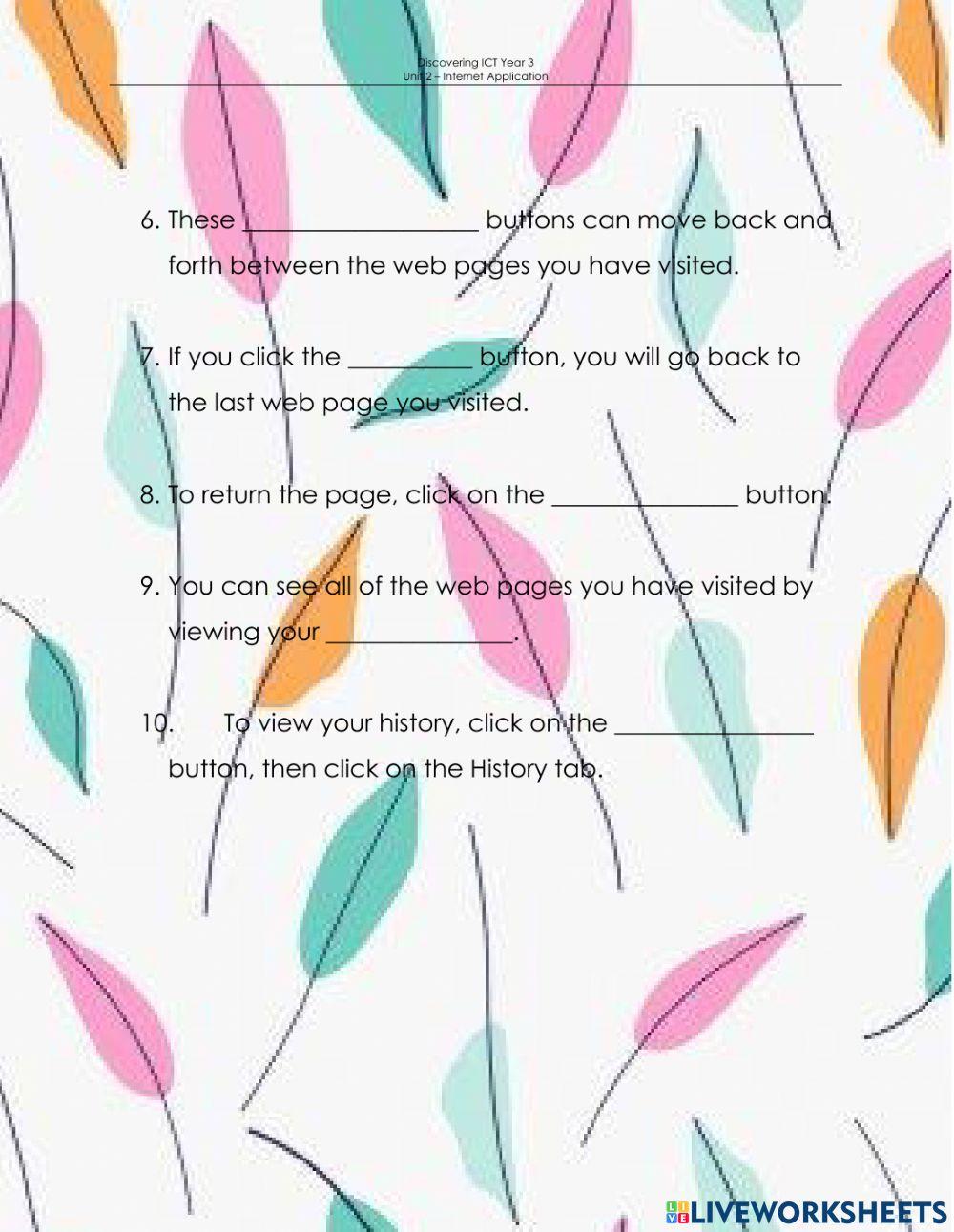 Internet Application - Visiting a website