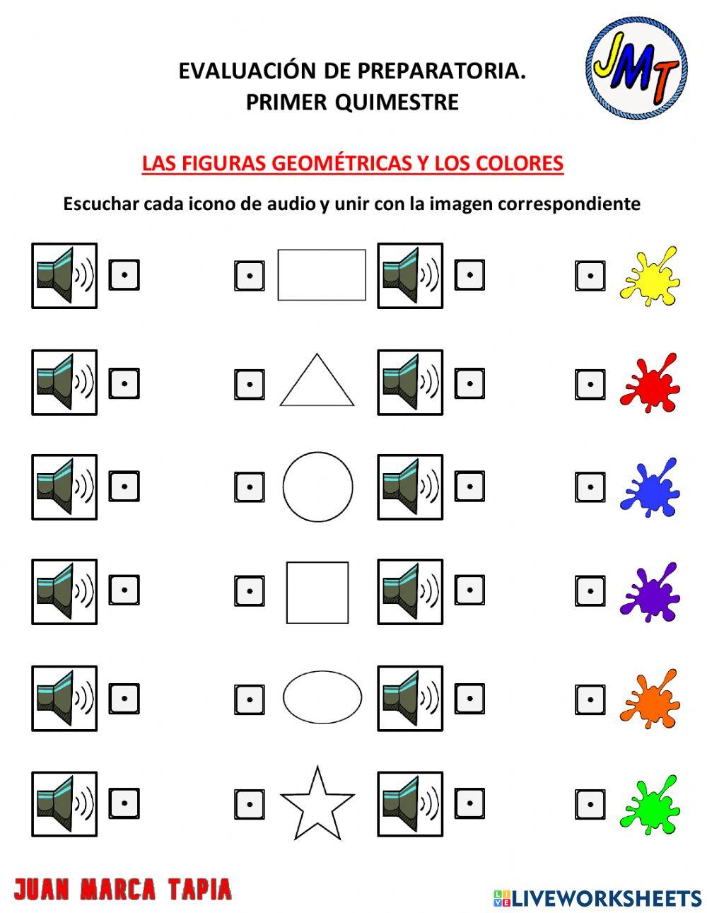 Evaluación de preparatoria.  primer quimestre