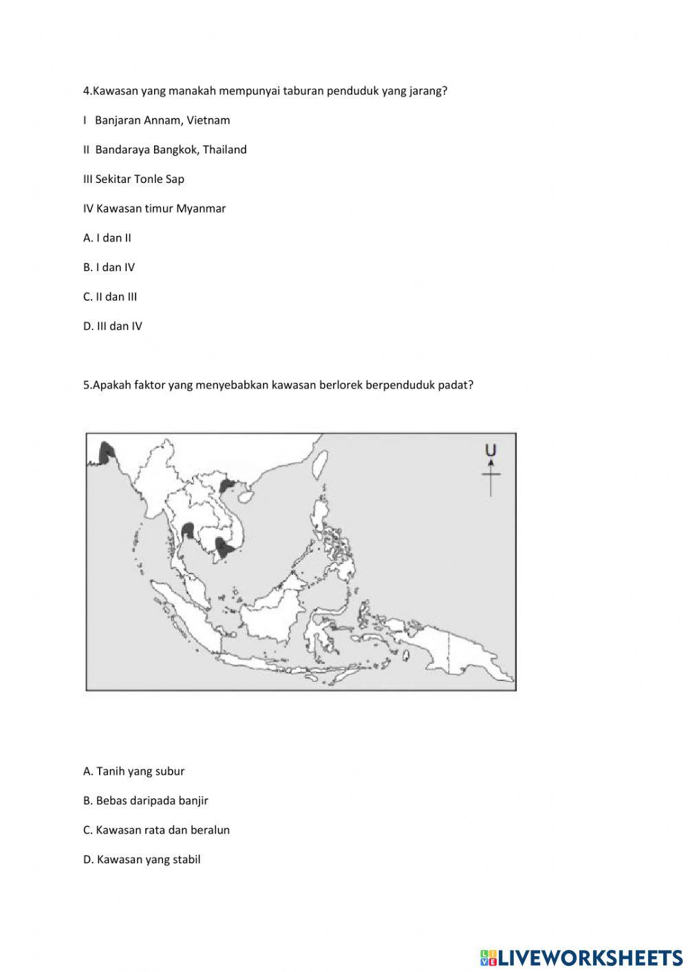 Bab 11 : Penduduk dan petempatan di asia tenggara