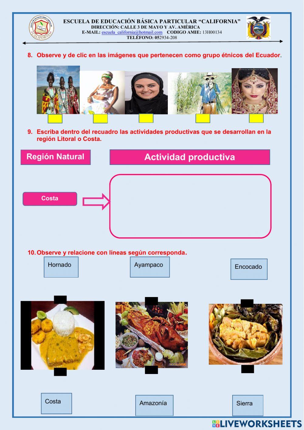 Evaluacion de eess de 6to. 2do. parcial del 2do. quimestre