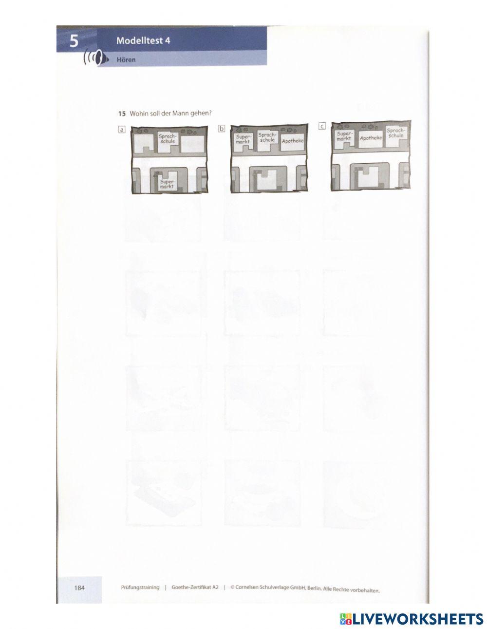 A2 Simulation Hören