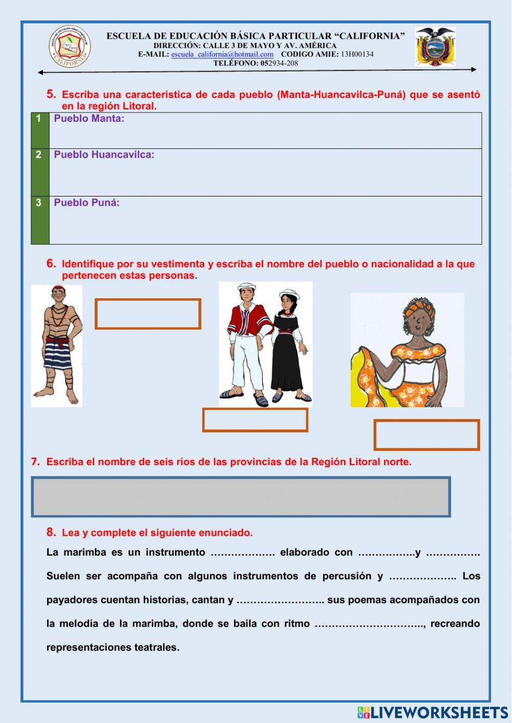 Evaluacion de eess de 7mo. 2do. parcial del 2do. quimestre