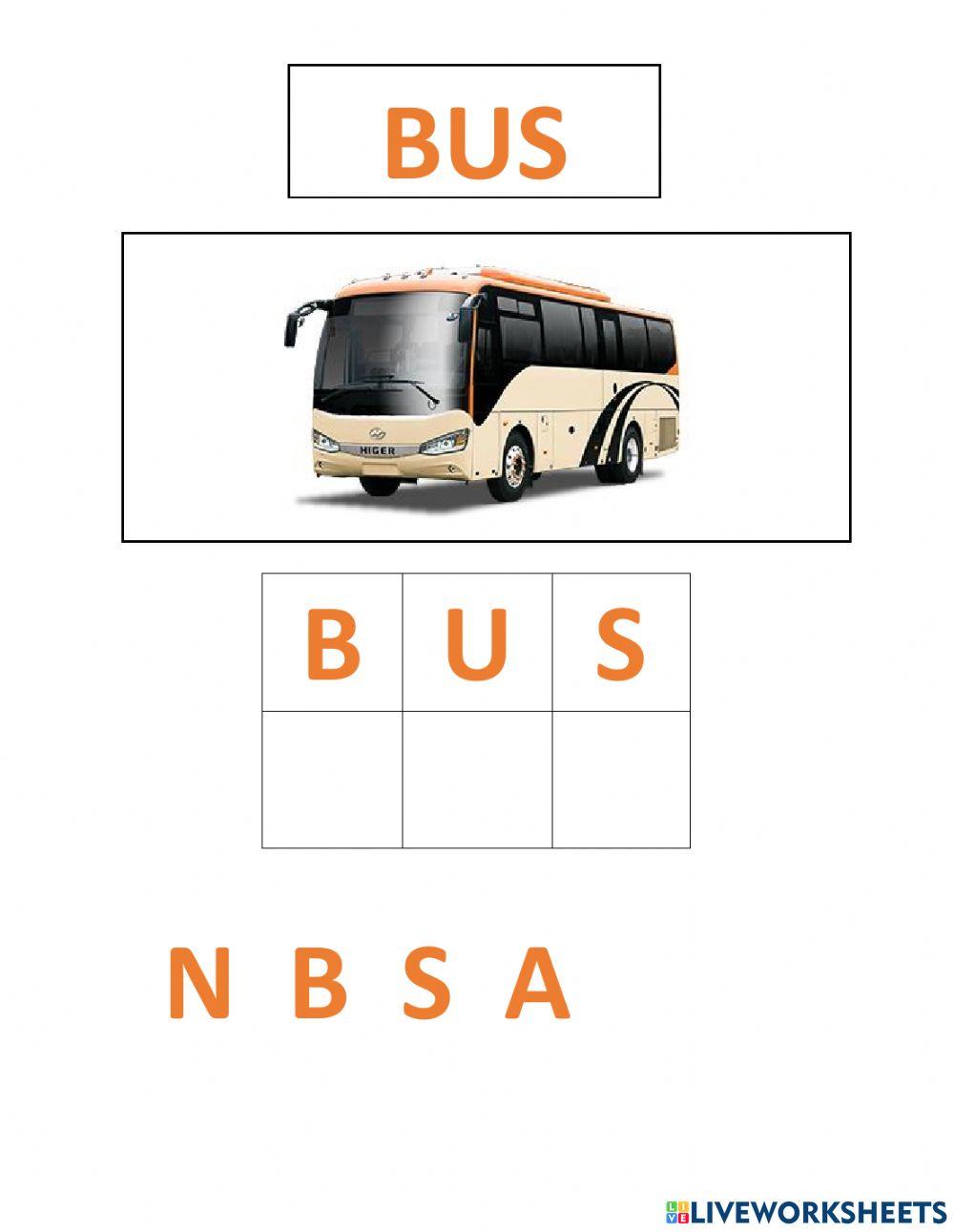 Match the letters of word