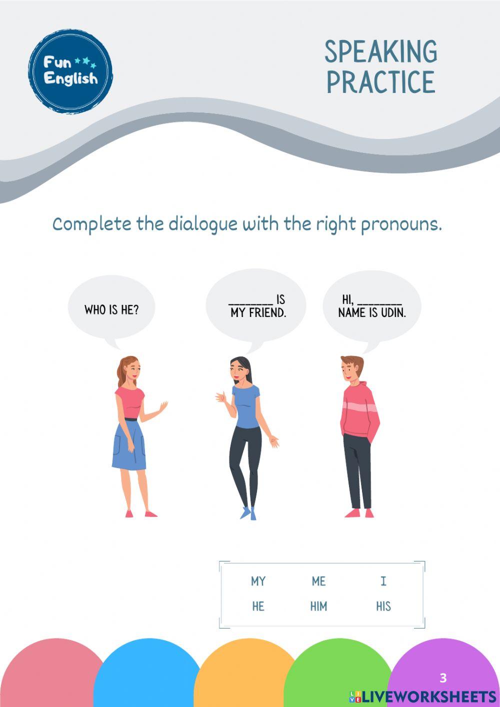 Pronouns Dialogue
