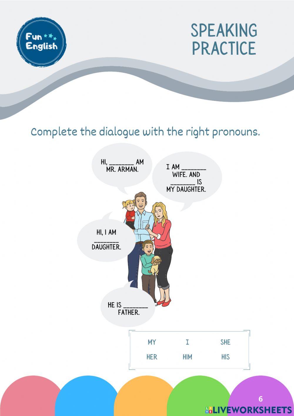Pronouns Dialogue