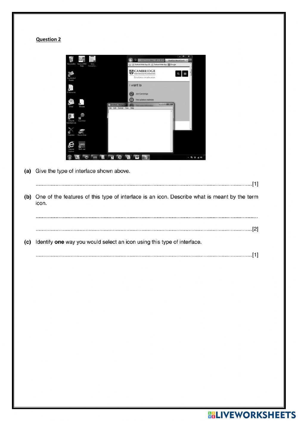 Igcse ict types and components of computer systems online exercise for