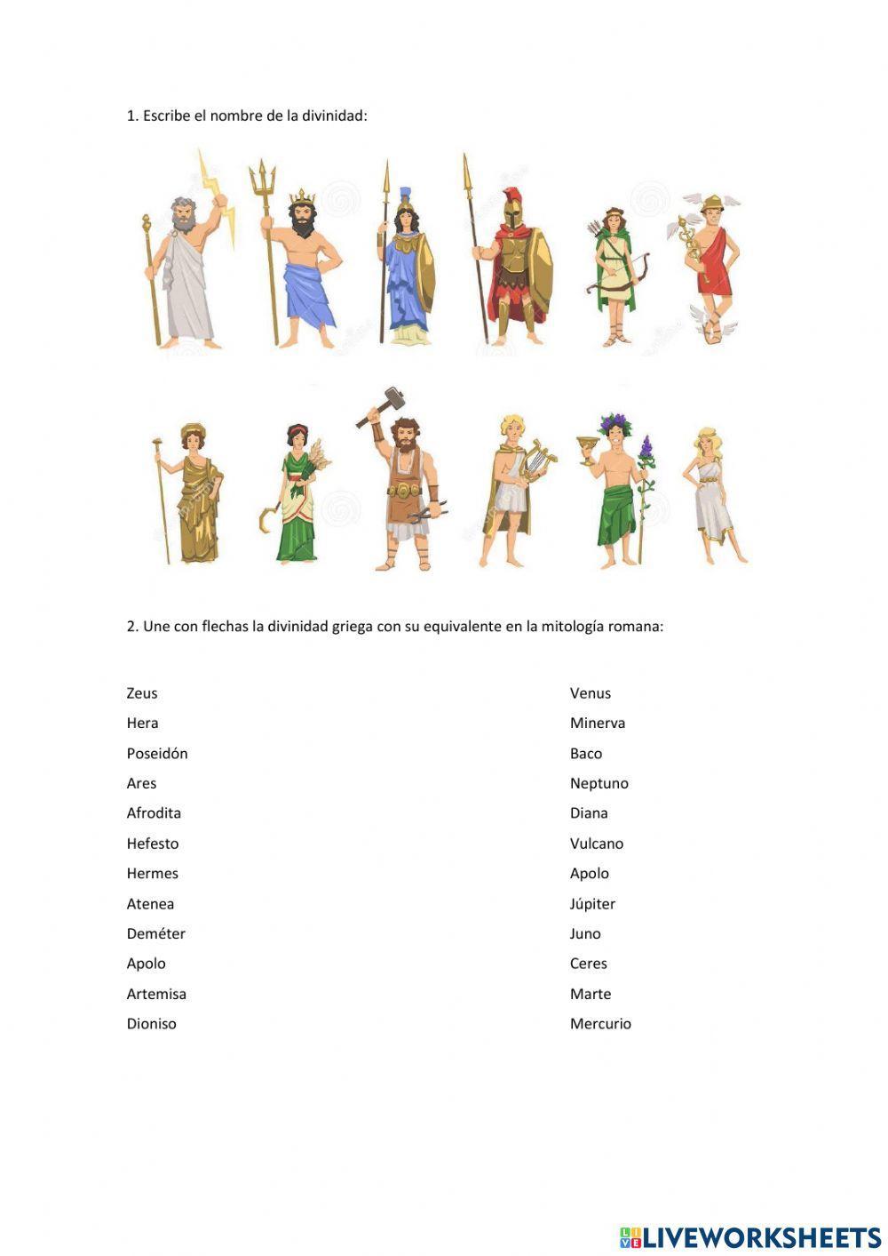 Divinidades olímpicas