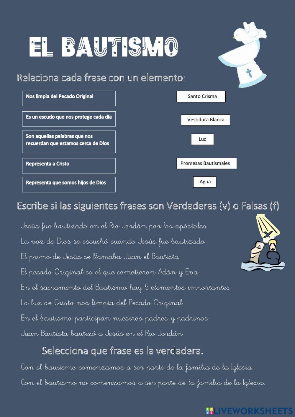 Sacramento del Bautismo