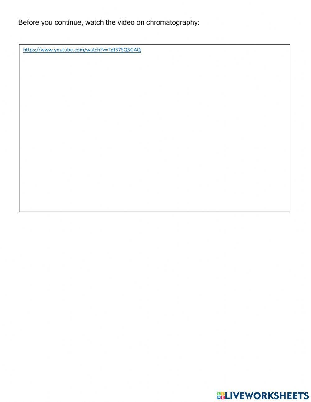Separation techniques practice test