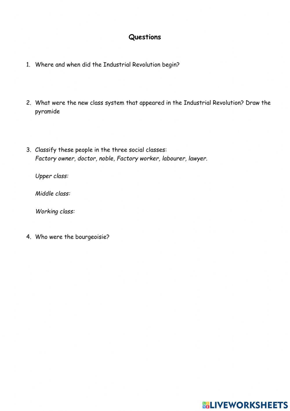 Industrial revolution