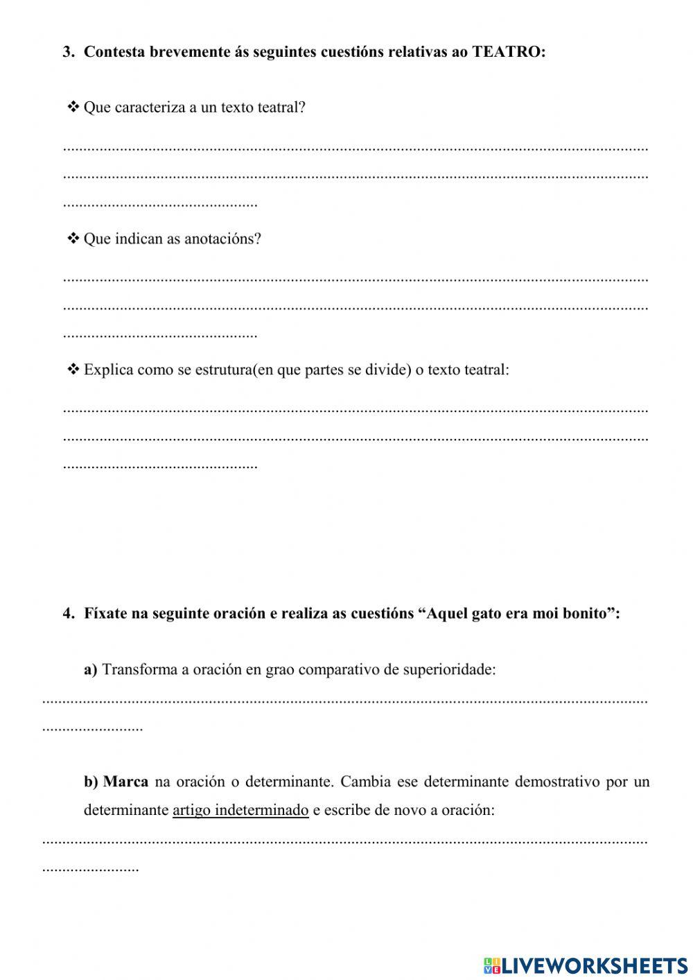 examen língua 5 y 6