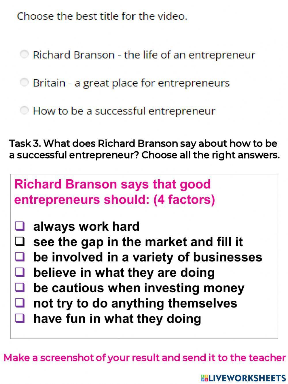 Factors of Business Success