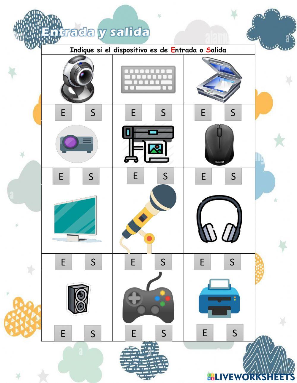 Dispositivos de entrada y salida