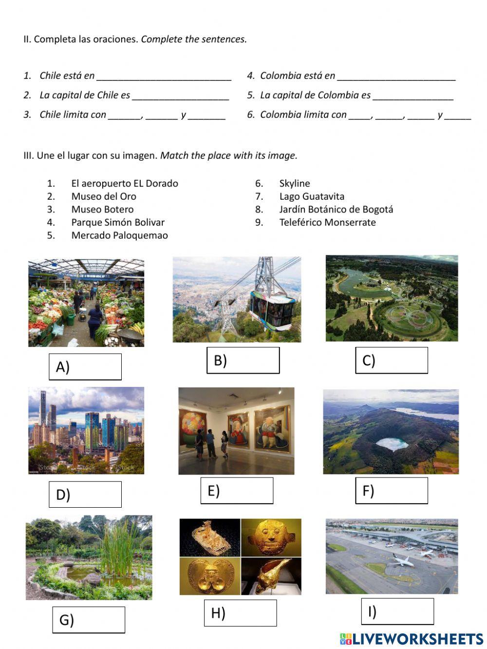 Vacaciones en Bogotá, Colombia