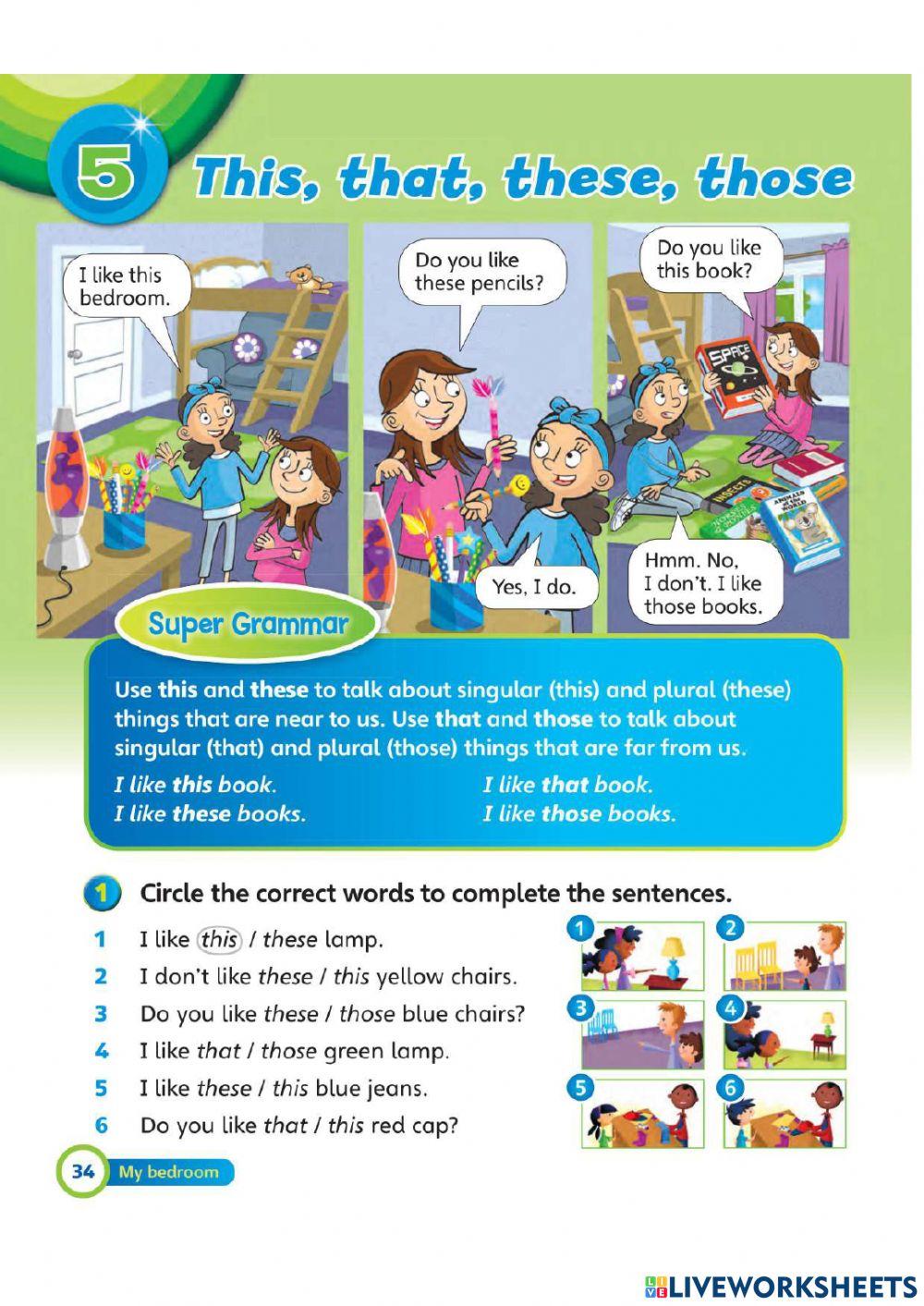 This, those, that, these