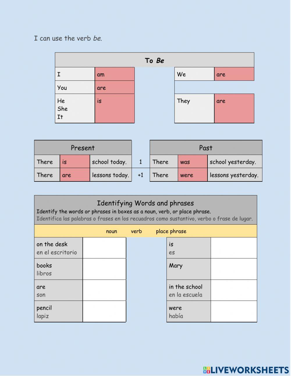 Sentence Basics Part 4 worksheet | Live Worksheets