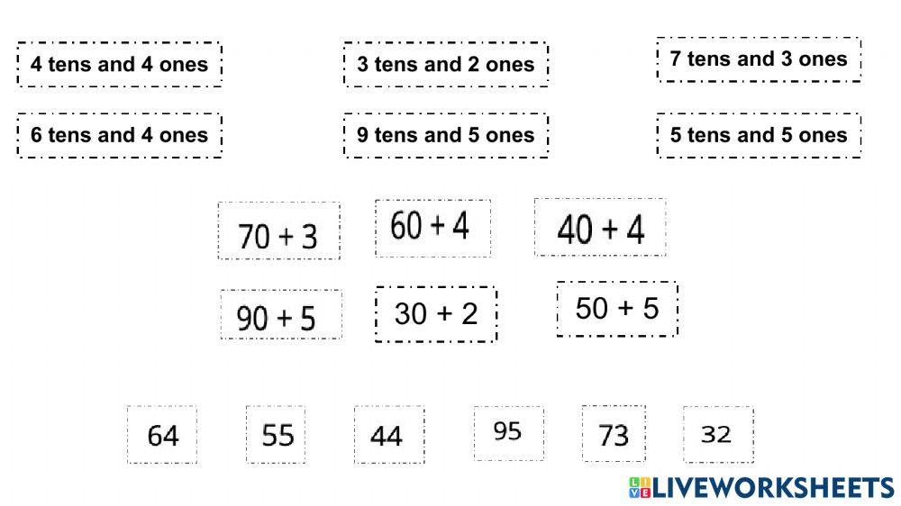 Base Ten Block Match