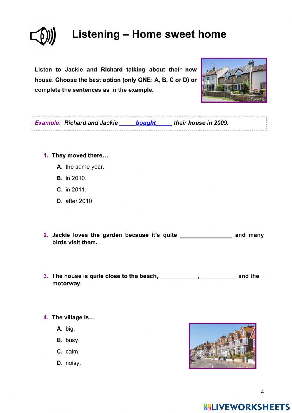 18-19 Dx test Listening