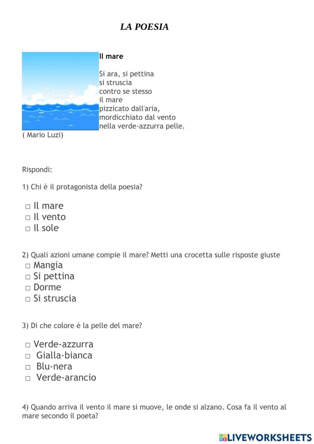 Il mare - notte di novembre