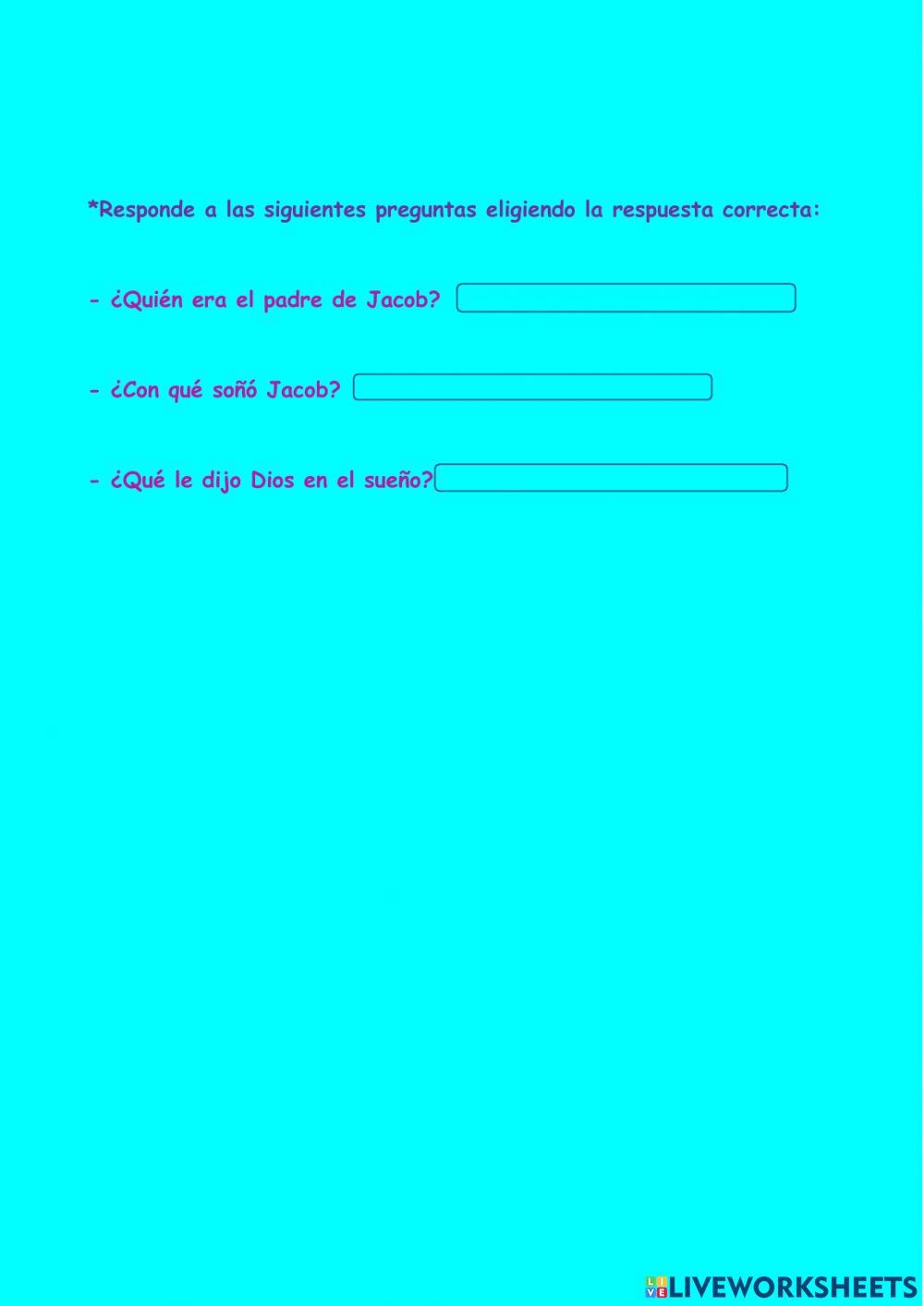 Jacob sueña con dios