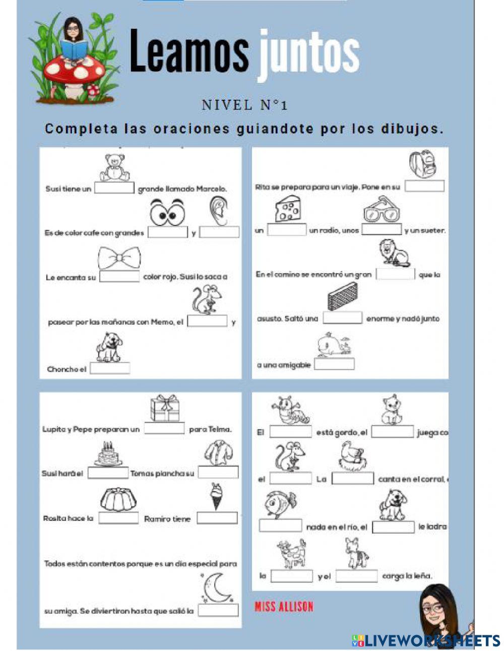 Textos en pictogramas
