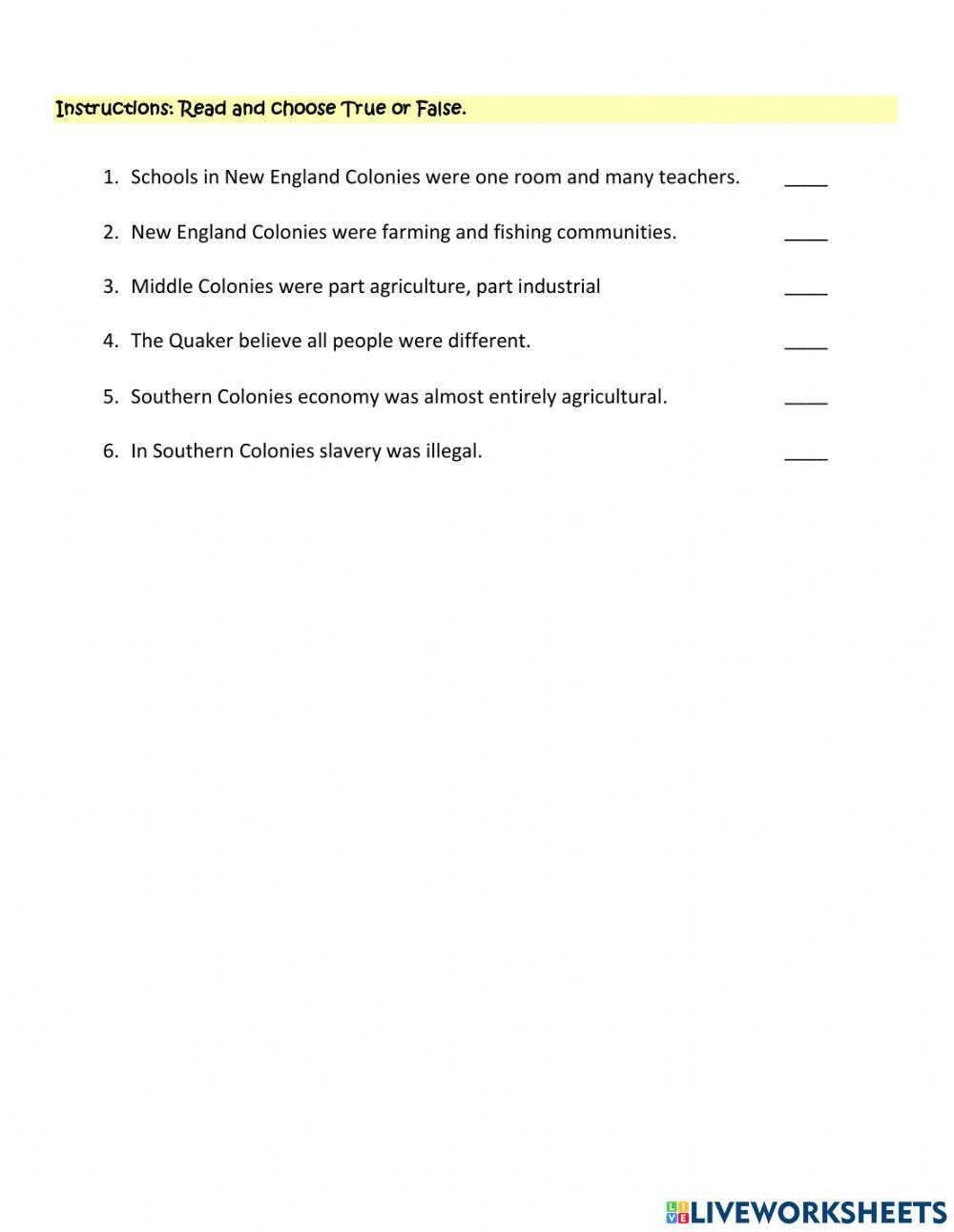 13 English Colonies Facts