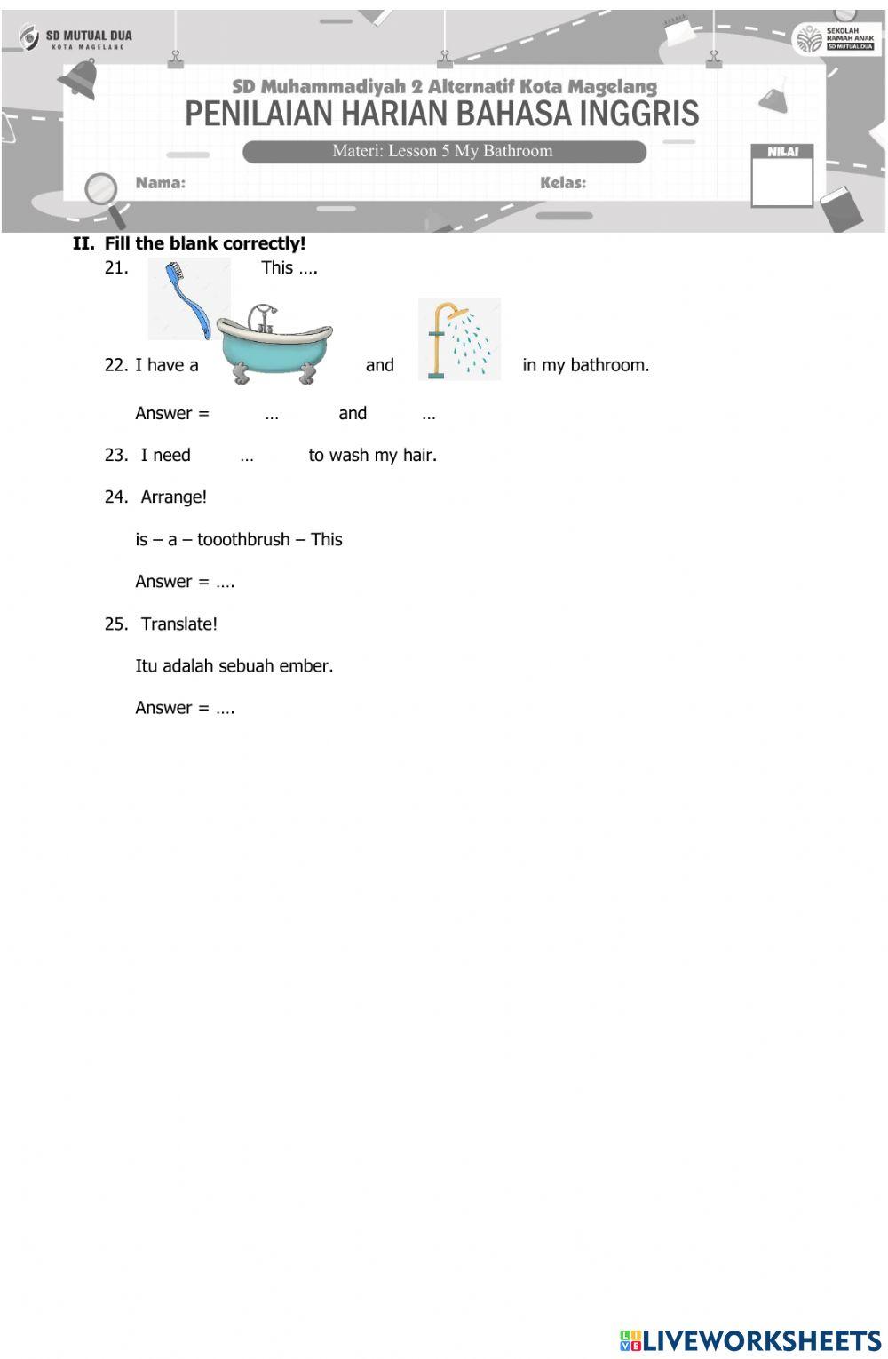 PH Bahasa Inggris PH Bahasa Inggris