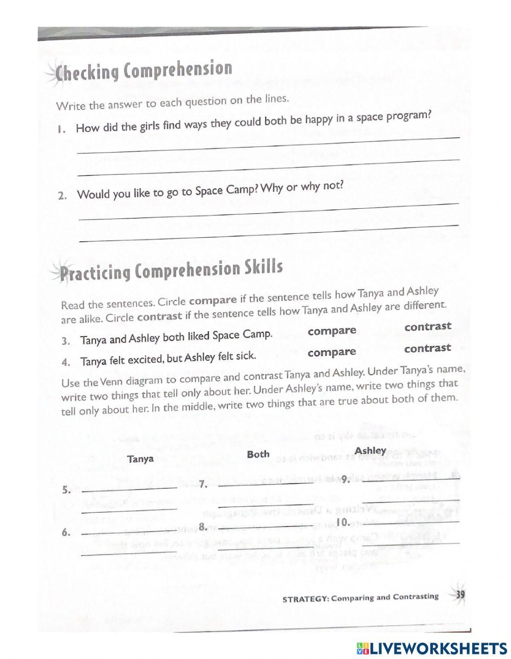 Reading Comprehension