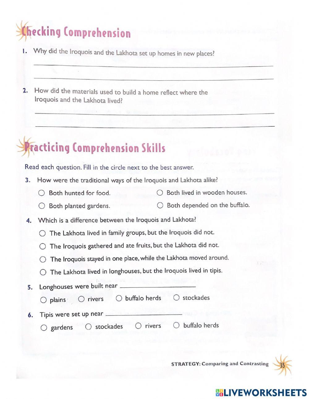 Reading Comprehension