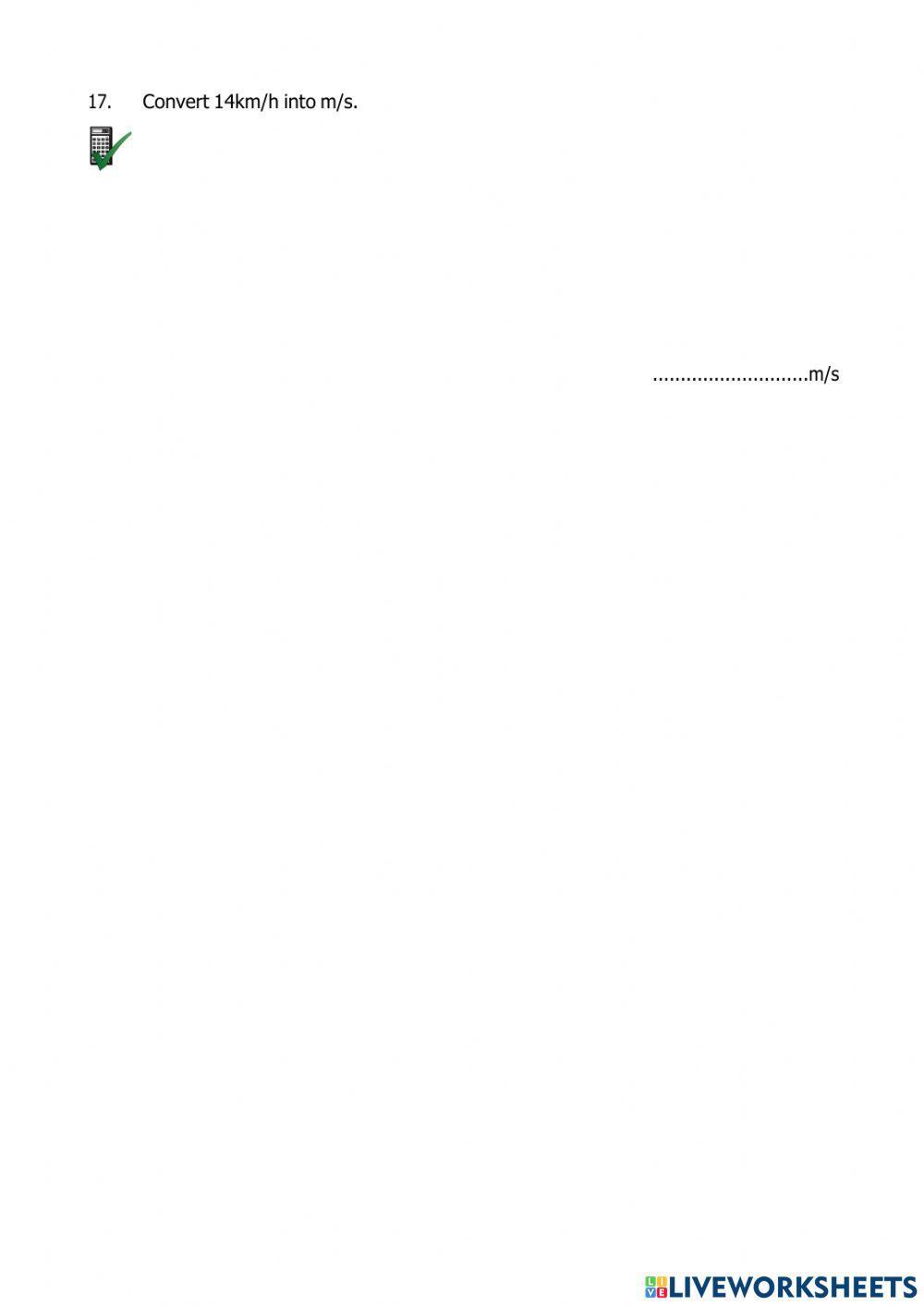 Metric Unit of Measurement