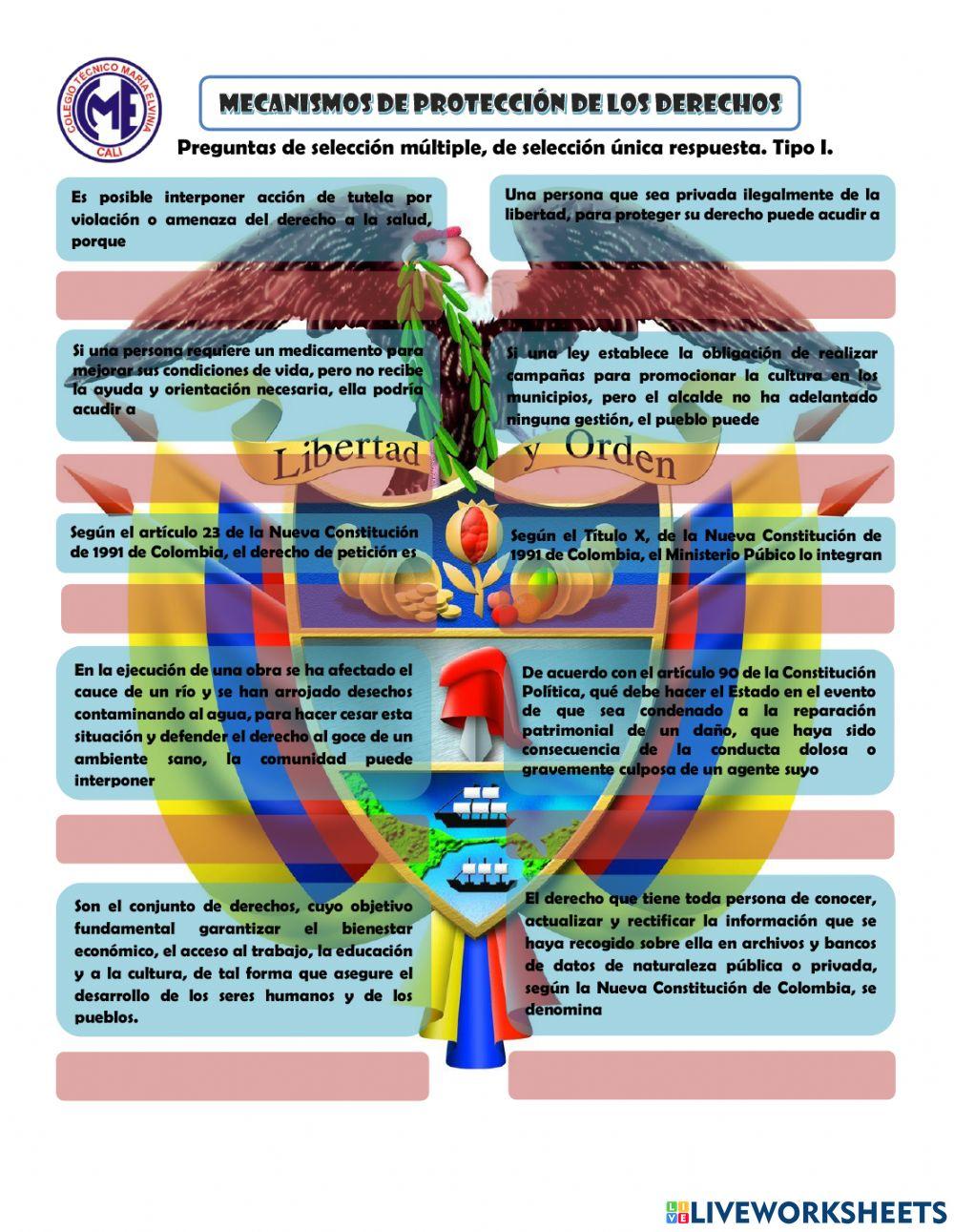 Mecanismos de protección de los derechos